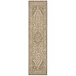 Safavieh Linden 100 2' x 8' Runner Rug in Cream and Beige