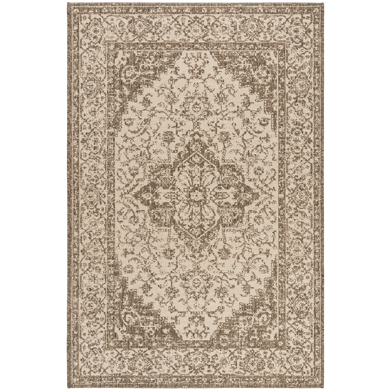 Safavieh Linden 100 8' x 10' Rug in Cream and Beige