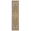 Safavieh Linden 100 2' x 8' Runner Rug in Beige and Cream