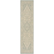 Safavieh Linden 100 2' x 8' Runner Rug in Cream and Aqua