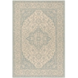Safavieh Linden 100 4' x 6' Rug in Cream and Aqua
