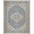 Safavieh Linden 100 9' x 12' Rug in Blue and Creme