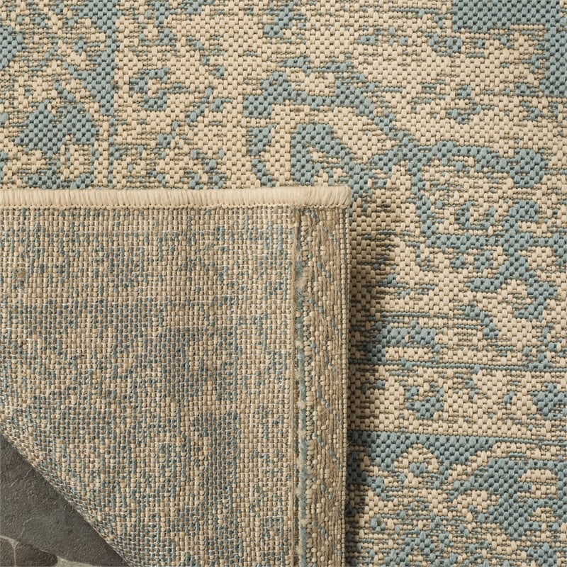 Safavieh Linden 100 8' x 10' Rug in Green and Creme
