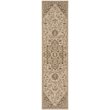 Safavieh Linden 100 2' x 8' Runner Rug in Beige and Cream