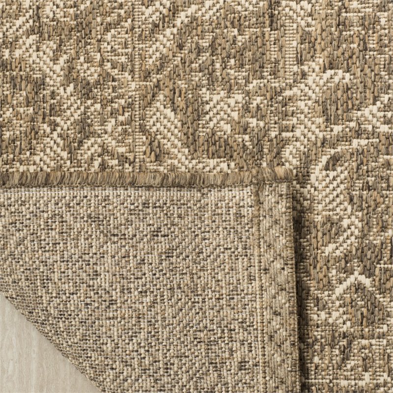 Safavieh Linden 100 2' x 8' Runner Rug in Cream and Beige