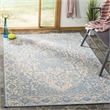 Safavieh Linden 100 9' x 12' Rug in Cream and Aqua