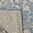 Safavieh Linden 100 9' x 12' Rug in Cream and Aqua