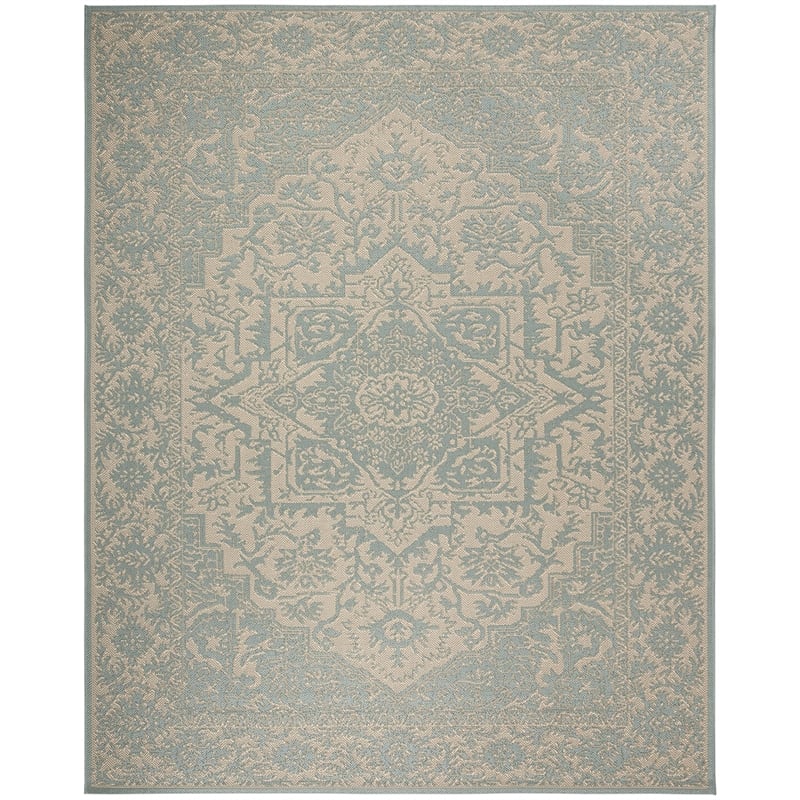 Safavieh Linden 100 8' x 10' Rug in Creme and Brown