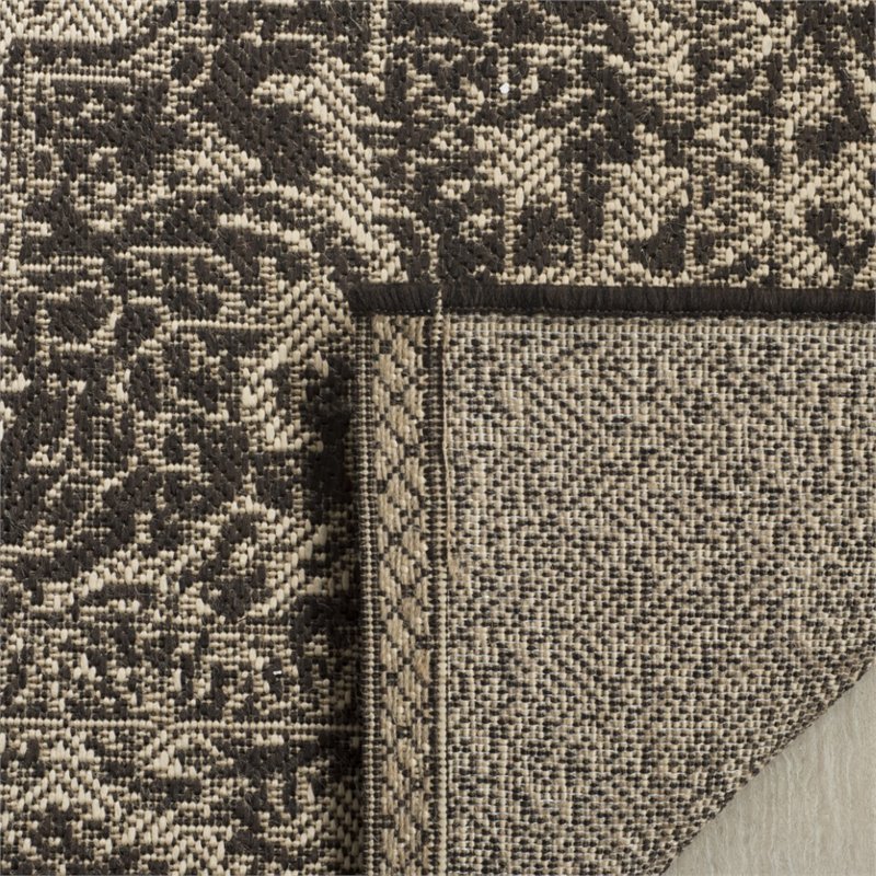 Safavieh Linden 100 9' x 12' Rug in Creme and Brown