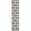Safavieh Linden 100 2' x 8' Runner Rug in Cream and Beige