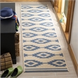 Safavieh Linden 100 2' x 8' Runner Rug in Cream and Beige