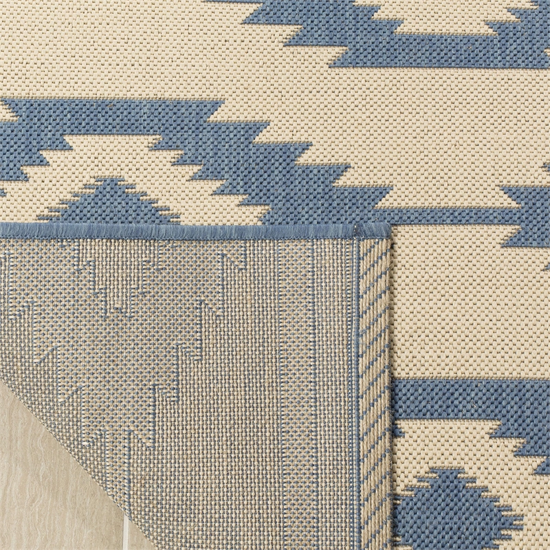 Safavieh Linden 100 2' x 8' Runner Rug in Cream and Beige