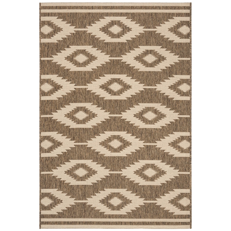 Safavieh Linden 100 4' x 6' Rug in Cream and Beige