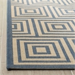 Safavieh Linden 100 2' x 8' Runner Rug in Cream and Aqua