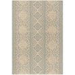 Safavieh Linden 100 4' x 6' Rug in Aqua and Cream