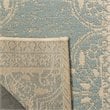 Safavieh Linden 100 4' x 6' Rug in Cream and Aqua