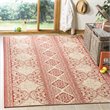 Safavieh Linden 100 4' x 6' Rug in Red and Creme