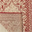 Safavieh Linden 100 4' x 6' Rug in Red and Creme