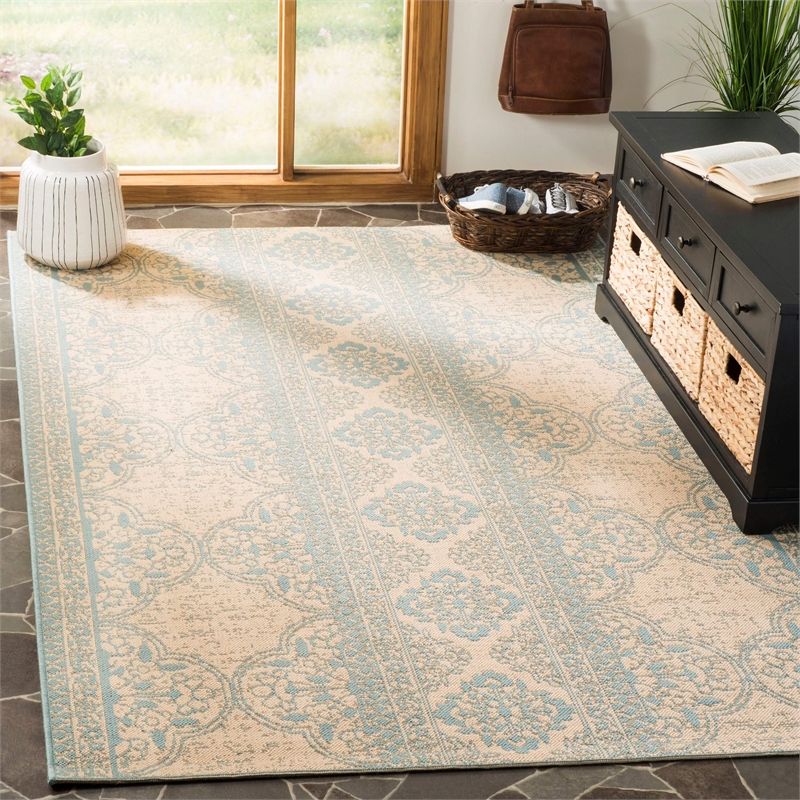 Safavieh Linden 100 9' x 12' Rug in Red and Creme