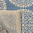 Safavieh Linden 100 8' x 10' Rug in Blue and Creme