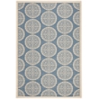 Safavieh Linden 100 8' x 10' Rug in Blue and Creme