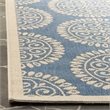 Safavieh Linden 100 9' x 12' Rug in Blue and Creme