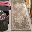Safavieh Linden 100 2' x 8' Runner Rug in Cream and Beige