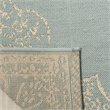Safavieh Linden 100 4' x 6' Rug in Cream and Aqua