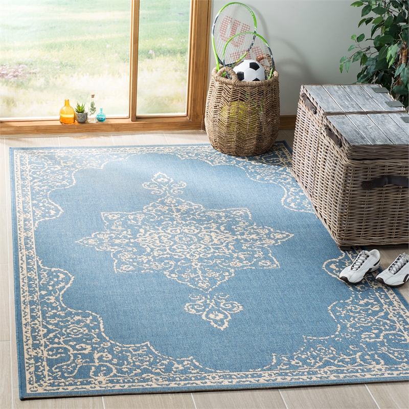 Safavieh Linden 100 9' x 12' Rug in Red and Creme