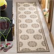 Safavieh Linden 100 2' x 8' Runner Rug in Cream and Beige