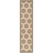 Safavieh Linden 100 2' x 8' Runner Rug in Cream and Beige