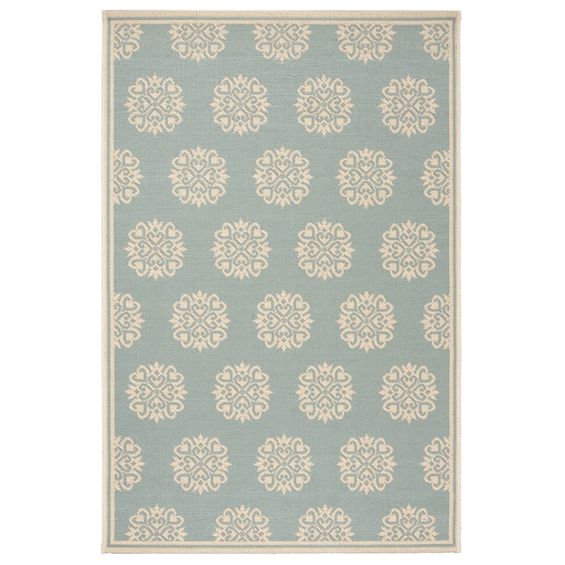 Safavieh Linden 100 4' x 6' Rug in Beige and Cream