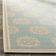 Safavieh Linden 100 4' x 6' Rug in Beige and Cream