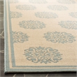 Safavieh Linden 100 8' x 10' Rug in Beige and Cream