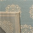 Safavieh Linden 100 4' x 6' Rug in Aqua and Cream