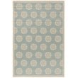 Safavieh Linden 100 4' x 6' Rug in Aqua and Cream