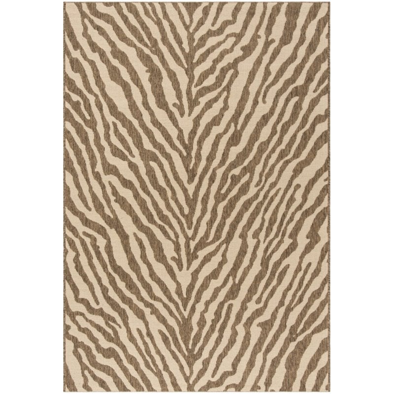 Safavieh Linden 100 4' x 6' Rug in Cream and Beige