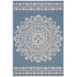 Safavieh Linden 100 4' x 6' Rug in Cream and Aqua