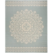 Safavieh Linden 100 9' x 12' Rug in Cream and Aqua