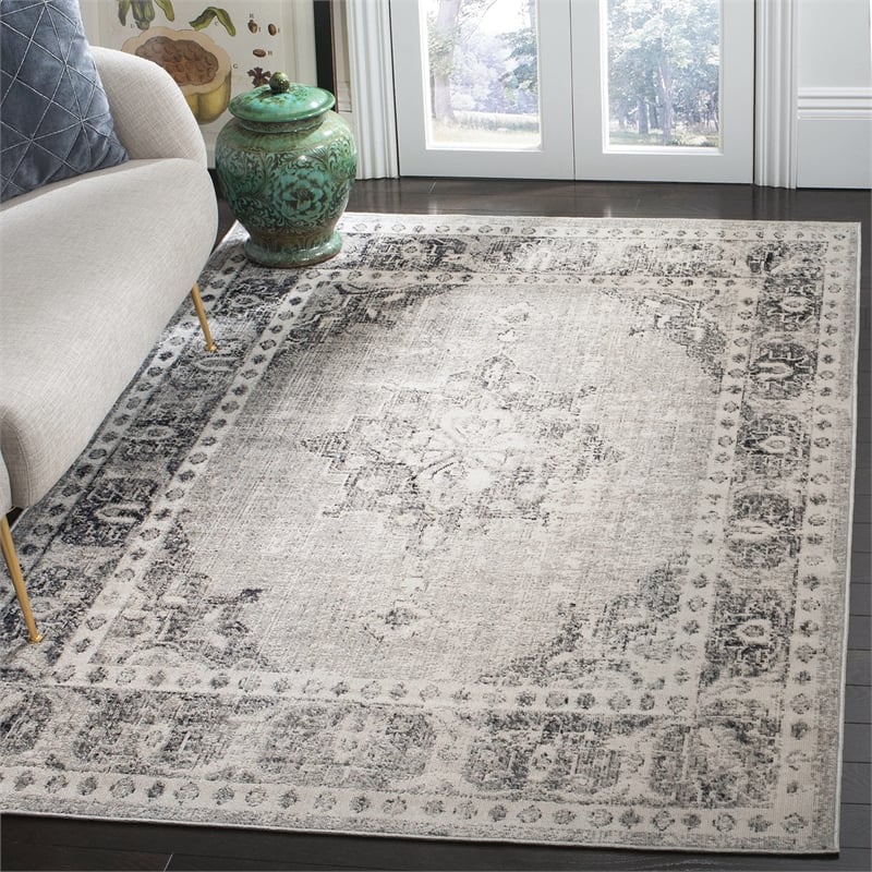 Safavieh Montage 3' x 5' Rug in Gray and Ivory