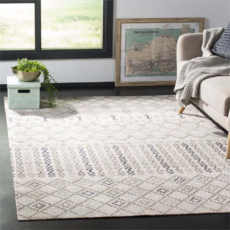 Safavieh Montage 4' x 6' Rug in Gray and Charcoal