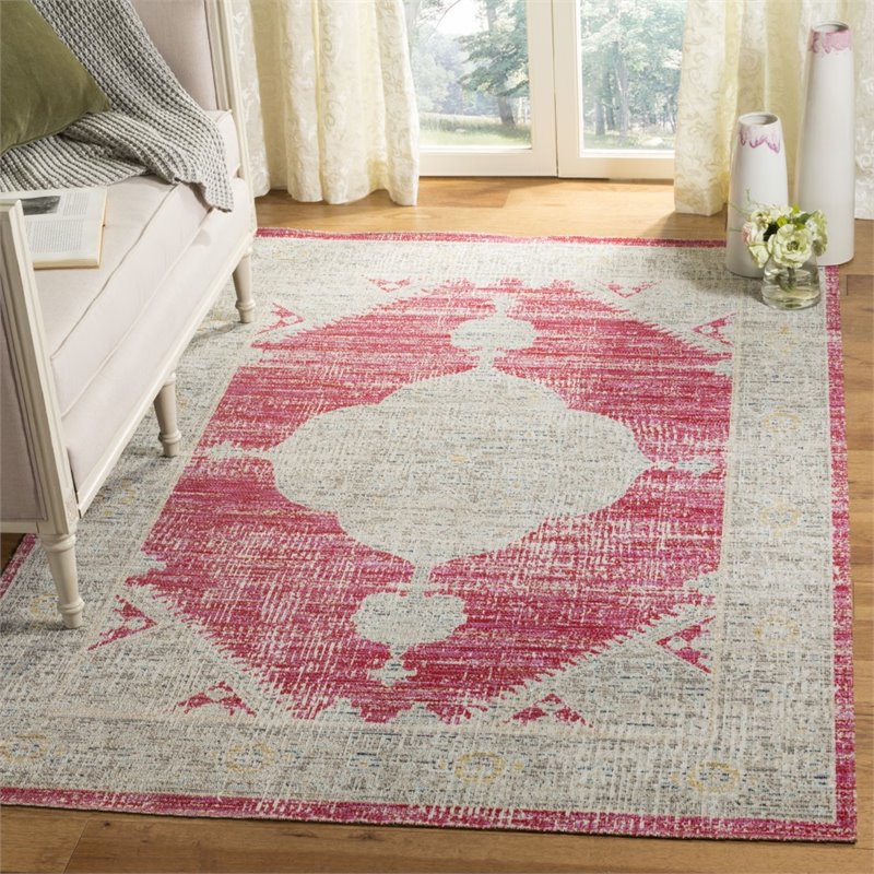 Safavieh Montage 9' x 12' Rug in Rose and Gray