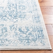 Safavieh Princeton 2' x 8' Runner Rug in Blue and Beige
