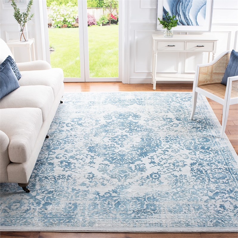 Safavieh Princeton 8' x 10' Rug in Blue and Beige