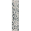 Safavieh Princeton 2' x 8' Runner Rug in Blue and Beige
