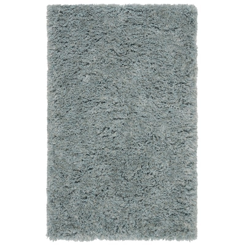 Safavieh Toronto 3' x 5' Hand Tufted Shag Rug in Blue