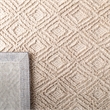 Safavieh Trace 200 4' x 6' Hand Tufted Wool Rug in Beige and Beige