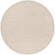 Safavieh Trace 200 6' Round Hand Tufted Wool Rug in Beige and Beige