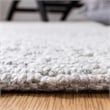Safavieh Trace 200 4' x 6' Hand Tufted Wool Rug in Gray and Gray
