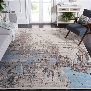 Safavieh Vintage 8' x 10' Rug in Gray and Blue